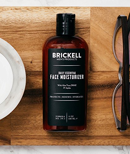 Brickell Men’s Daily Essential Face Moisturizer for Men, Natural and Organic Fast-Absorbing Face Lotion with Hyaluronic…
