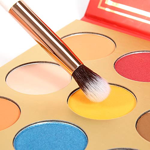DUcare Eyeshadow Brushes Set 15Pcs White Eye Makeup Brushes Professional Eye Shadow Blending Concealer Eyebrow Eyelash…
