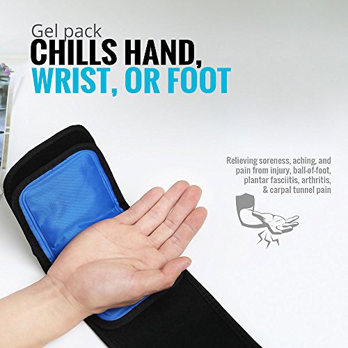 Cold & Hot Therapy Wrap, Reusable Gel Pack for Pain Relief. Great for Sprains, Muscle Pain, Bruises, Injuries, Etc…