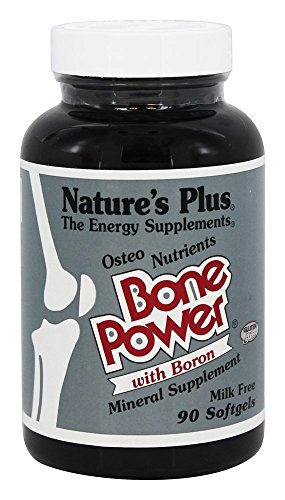 NaturesPlus Bone Power with Boron – 1000 mg Calcium, 90 Softgels – Bone & Joint Support Supplement, Liquid Calcium for…