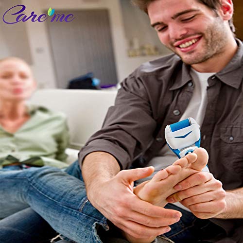 Care me Electric Foot Callus Removers Rechargeable – Electronic Foot Grinder Files Away Dry, Dead, Hard, Skin & Calluses…