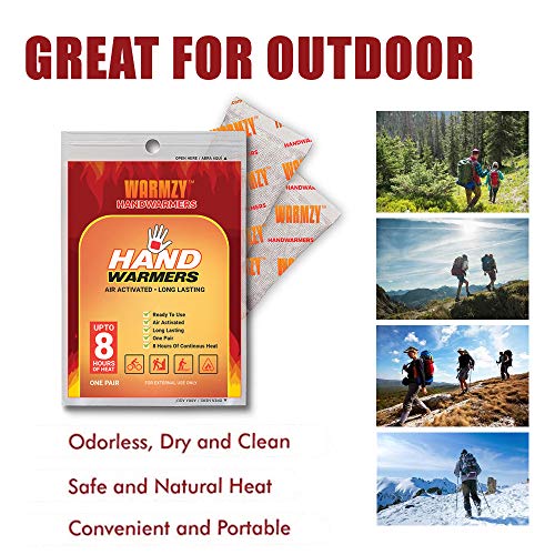 Hand & Body Warmers – Air Activated Heating Packs for Hands, Toes and Body – Safe and Odorless – 8 Hours of Continuous…