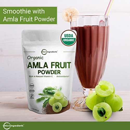 Organic Amla Powder (Amalaki) | 24oz, India Origin Gooseberry Powder | Rich in Vitamin C, Antioxidants, Supports Immune…