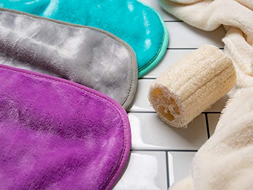 RAINBOW ROVERS Set of 3 Makeup Remover Cloths | Makeup Towel | Suitable for All Skin Types | Reusable & Ultra fine…