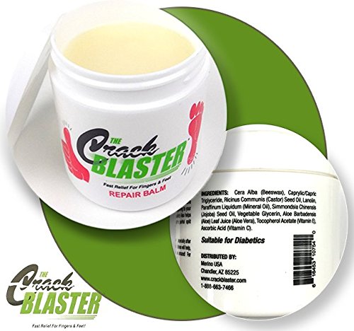 Crack Blaster Repair Balm, Multi-Purpose Dry Skin Balm, Intense Repair Treatment For Cracked Heels, Dry Cracked Hands…