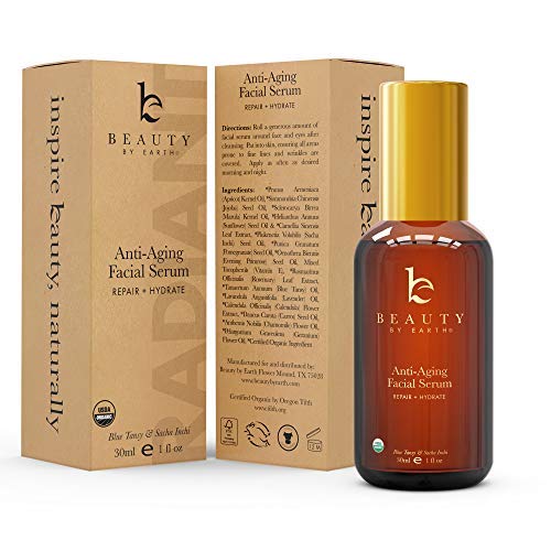 Organic Blue Tansy Serum Face Oil, Face Serums for Women, Eye Serum & Facial Serum, Skin Brightening Serum, Skin…
