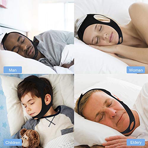Chin Strap for Cpap Users Anti Snoring Devices – Forzacx Breathable Cpap Chin Strap Snoring Solution, Effectively Reduce…