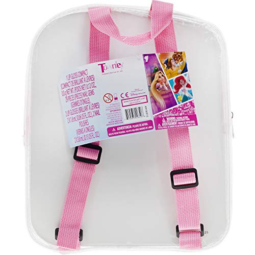 Townley Girl Disney Princess Cosmetic Backpack, 10 Pcs