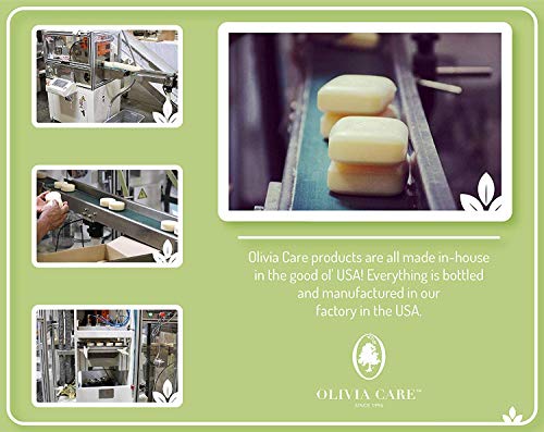 Olivia Care Bath & Body Bar Green Tea Soap 4 Pack Gift Box Organic, Vegan & Natural Contains Olive Oil Repairs, Hydrates…