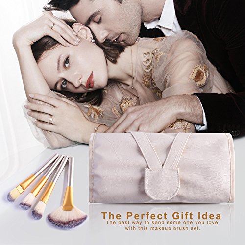 Make up Brushes, VANDER 24pcs Premium Cosmetic Makeup Brush Set for Foundation Blending Blush Concealer Eye Shadow…