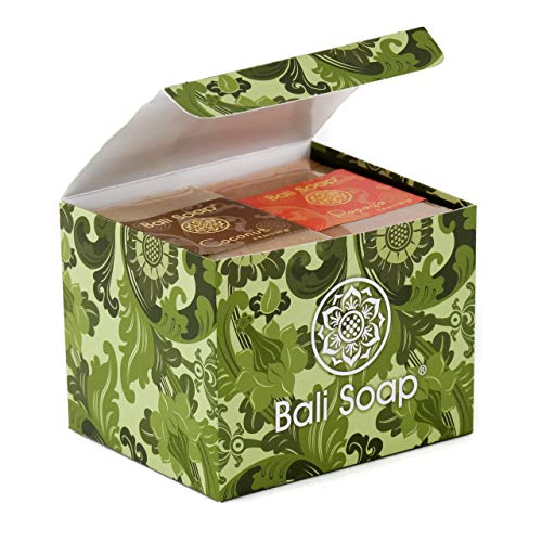 Bali Soap – Natural Soap Bar Green Collection – Bath Soap for Women & Men – Handmade Soap Gift Set – Moisturizing Vegan…