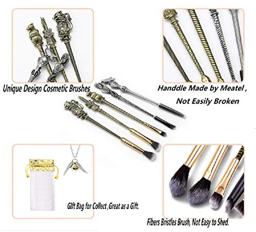 New Upgrate Potter Makeup Brushes Set -5 Sets Makeup Brushes for Women Foundation Blending Blush Eyeshadow Face Powder…