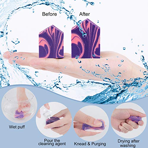 Miss Gorgeous Makeup Sponge Blender, Great for Blending Foundation and Concealer, Latex-Free Makeup Wedge, Jumbo Size…