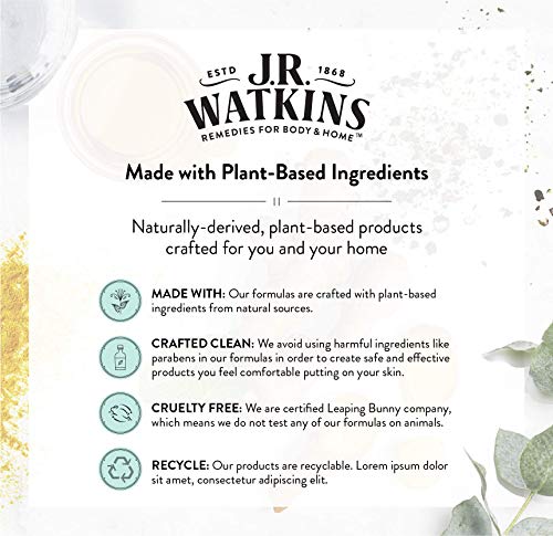 JR Watkins Sugar and Shea Natural Exfoliating Body Scrub, Lavender, Nourishing Exfoliator Scrub for Women and Men, USA…