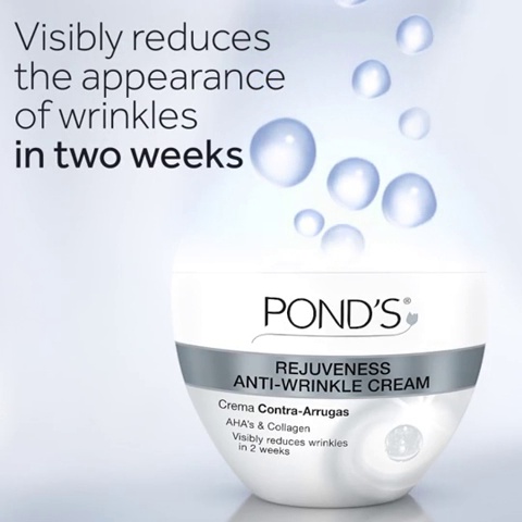 Pond’s Anti-Wrinkle Face Cream Anti-Aging Moisturizer With Alpha Hydroxy Acid and Collagen 14.1 oz