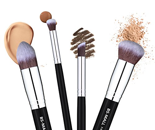 BS-MALL Makeup Brushes Premium Makeup Brush Set Synthetic Kabuki Makeup Brush Set Cosmetics Foundation Blending Blush…
