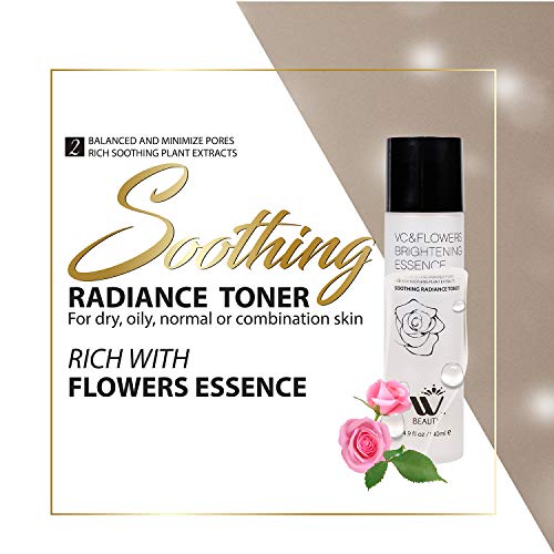 WBM Beauty Anti Aging Skin Care Kit | 4 Beauty Care Products |Facial Moisturizer-Toner-Cleanser And Night Cream |14.4 Oz