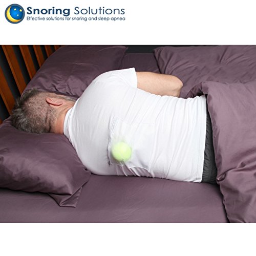 Stop Snoring T-Shirt – Snore Stopper – Most Comfortable Snoring Aid. Health Expert Recommended for Back Snorers…