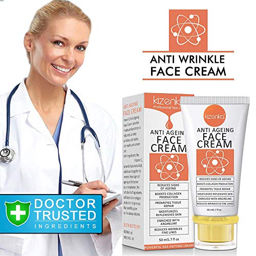 Face Cream Moisturizer – Anti – Aging Cream, Collagen, Retinol & Hyaluronic Acid – Boost Skin Collagen, Brighten Hydrate…