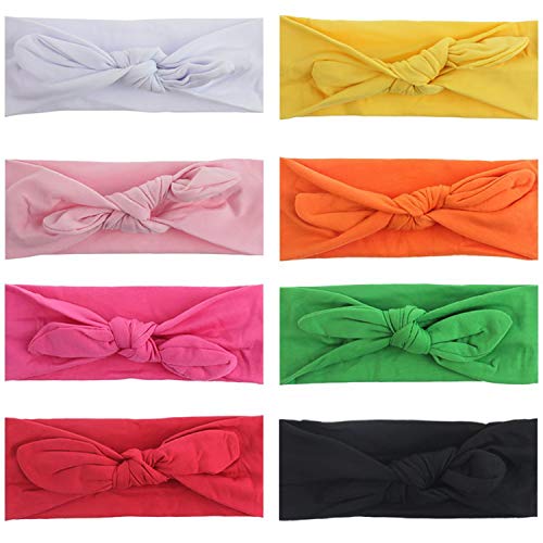 habibee Women Headbands Hair Bands Turban Headwraps Hair Band Bows Accessories for Fashion or Sport 8 Pcs Headbands for…