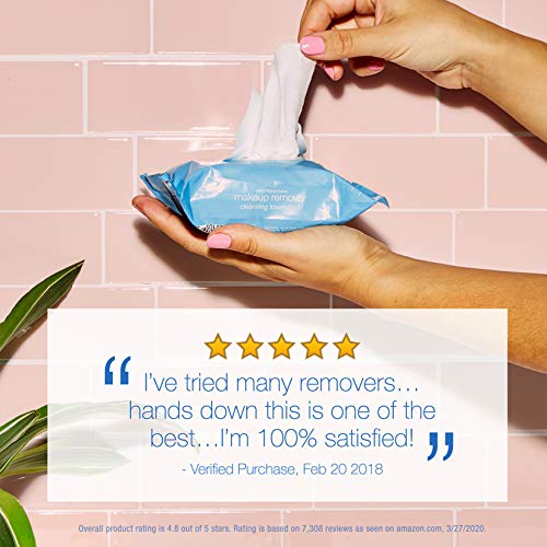 Neutrogena Makeup Remover Cleansing Face Wipes, Daily Cleansing Facial Towelettes Remove Makeup & Waterproof Mascara…