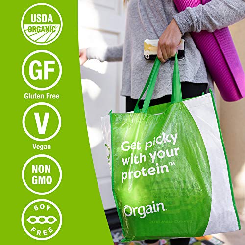 Orgain Organic Vegan Protein Powder, Vanilla Bean – 21g of Plant Based Protein, Low Net Carbs, Non Dairy, Gluten Free…