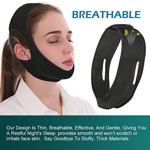 Anti Snoring Chin Strap, Snore Chin Strap, Stop Snoring Chin Strap, Anti Snoring Devices (1 Count (Pack of 1))