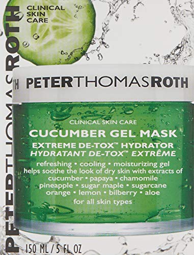 Peter Thomas Roth | Cucumber Gel Mask | Extreme De-Tox Hydrator, Cooling and Hydrating Facial Mask, Helps Soothe the…