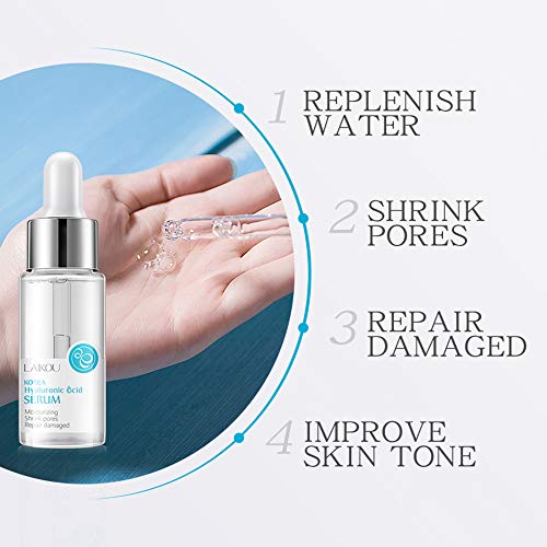 Face Hyaluronic Acid Serum Facial Care Essence Liquid for Moisturizing Improve Fine Lines Repair Skin