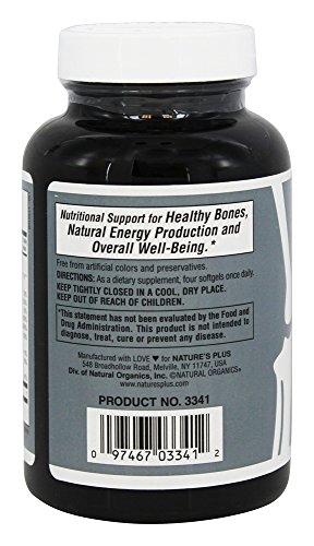 NaturesPlus Bone Power with Boron – 1000 mg Calcium, 90 Softgels – Bone & Joint Support Supplement, Liquid Calcium for…