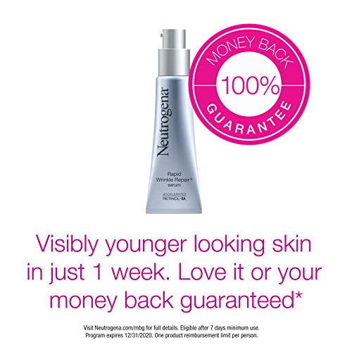 Neutrogena Rapid Wrinkle Repair Retinol Face Serum, Daily Anti-Aging Serum for Face with Retinol & Hyaluronic Acid to…