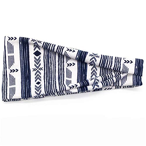 PLOVZ 6 Pack Women’s Yoga Running Headbands Sports Workout Hair Bands (Set 10)
