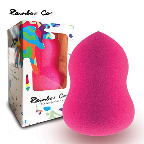 Rainbow Cos Premium Pear Shape Makeup Sponge Beauty Foundation Sponge Blender for Applicator, Foundation and Highlight…