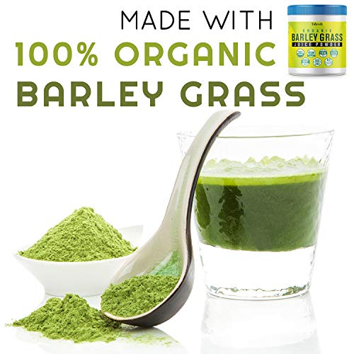 Organic Barley Grass Juice Powder– Utah Grown Raw Green Juice & Barley Grass Juice Extract for Detox- Complements…