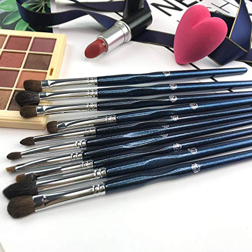 ENERGY Eye Makeup Brush Set Professional Eyeshadow Brush Set 10pcs Make Up Brush Kit for Eye Shader,Eyeliner,Eye…
