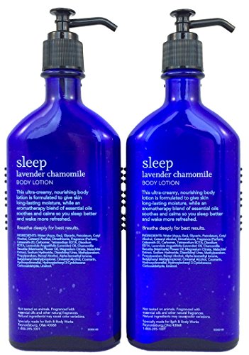 Bath Body Works Aromatherapy Sleep Lavender Chamomile 6.5 oz Body Lotion – 2 PACK
