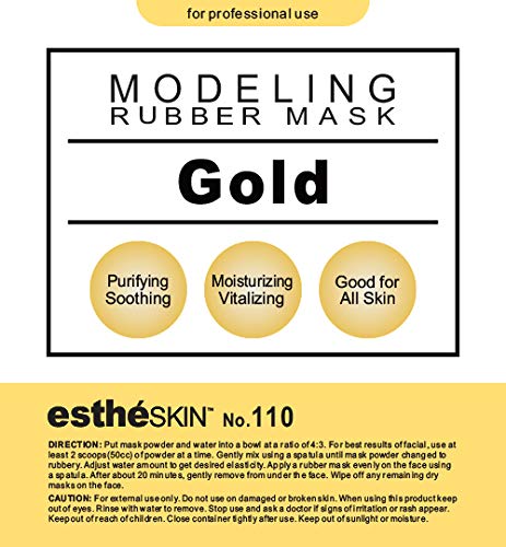 estheSKIN Peel Off Type Modeling Mask Powder for Facial, Skin Care, Professional Size, 35oz (2.2Pound) 1kg, 1 pack with…