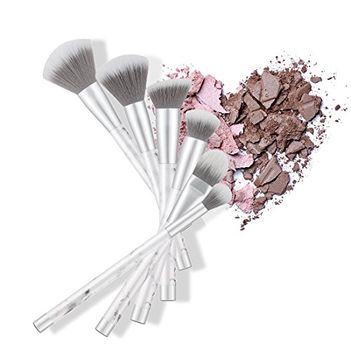 UNIMEIX Marble Makeup Brushes 15 Pieces Makeup Brush Set Premium Face Eyeliner Blush Contour Foundation Cosmetic Brushes…