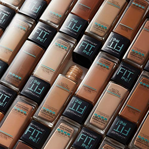 Maybelline Fit Me Matte + Poreless Liquid Foundation Makeup, Natural Ivory, 1 fl; oz; Oil-Free Foundation