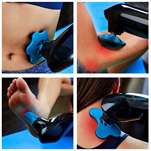 Mighty Bliss Deep Tissue Back and Body Massager Cordless Electric Handheld Percussion Muscle Hand Massager – Full Body…