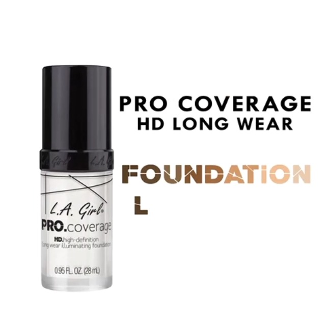 L.A. Girl Pro Coverage Liquid Foundation, Coffee, 0.95 Fl Oz