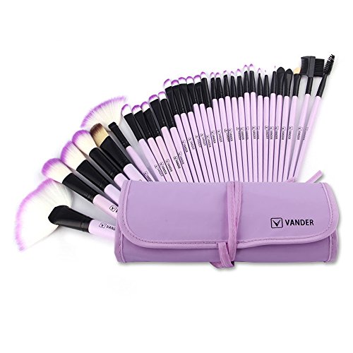 Make up Brushes, VANDER Professional 32pcs Makeup Brush Set, Makeup Brushes Set Foundation Blending Cosmetic Brush Set…