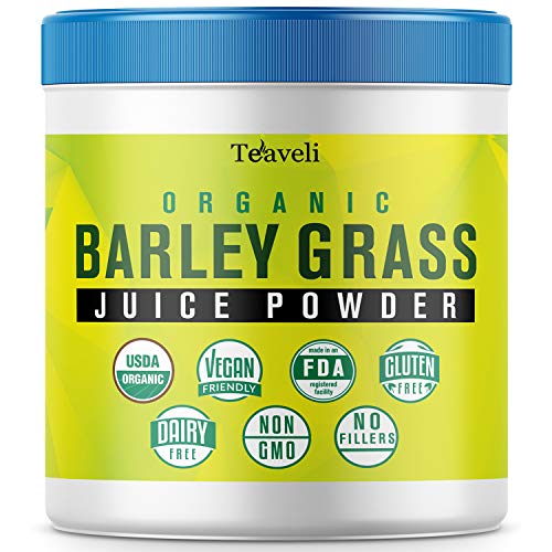 Organic Barley Grass Juice Powder– Utah Grown Raw Green Juice & Barley Grass Juice Extract for Detox- Complements…