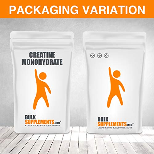 BULKSUPPLEMENTS.COM Creatine Monohydrate Powder – 5g of Micronized Creatine Monohydrate Powder per Serving, Pre Workout…