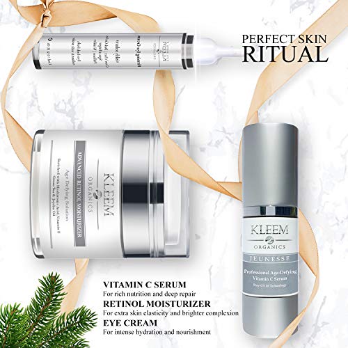 Pure Anti-Wrinkle Face & Neck Retinol Cream with Hyaluronic Acid – Premium Anti-Aging Face Moisturizer – Anti Aging…