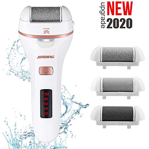 Aottom Electric Foot Callus Remover Kit – Rechargeable Pedicure Foot File Tools – Professional Feet Care with 3 Roller…