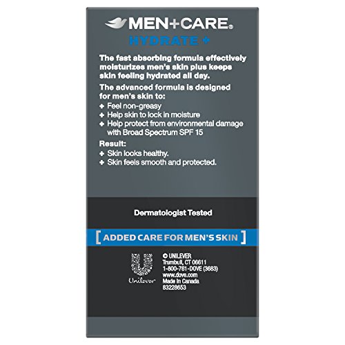 Dove Men+Care Face Lotion, Hydrate+ 1.69 oz