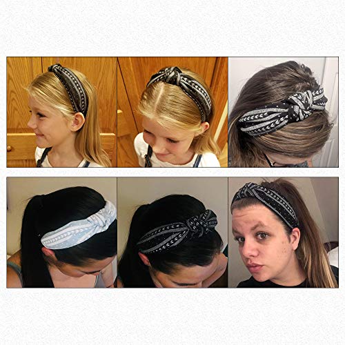 Ebow Yoga Sports Headband Women’s Fashion Elastic Athletic Hairband Sweatband Lightweight Working Out Bandanas Headbands…