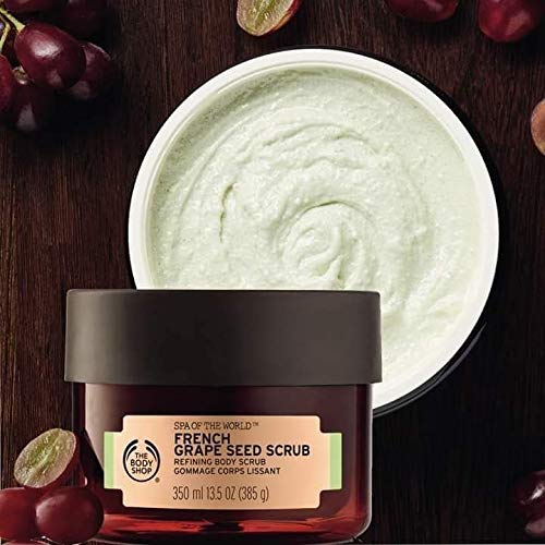 The Body Shop Spa of The World French Grape Seed Body Scrub, 13.5 Ounce