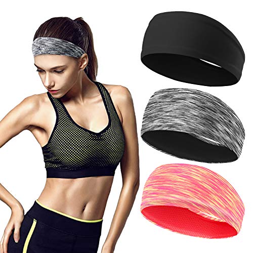 Workout Headbands for Women Fashion, Sweat Bands, Hair Accessories for Gym Wrap